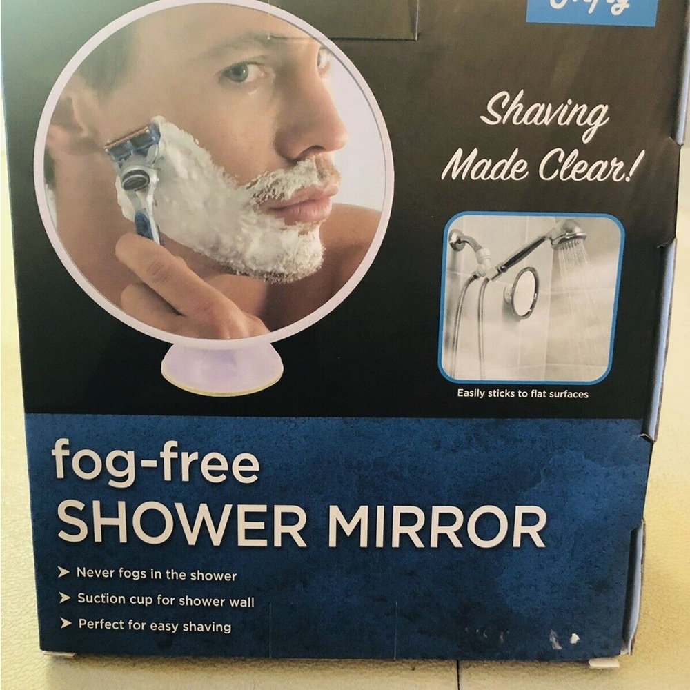 NEW Nifty fog free shave shower mirror